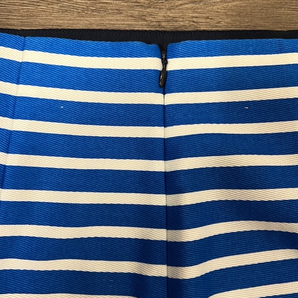 NWT J.Crew Colorblock Striped Skirt Navy, Blue, & White Size 2 - Picture 5 of 8